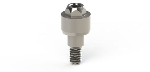チタン製インプラントアバットメント - DENTEO - BIOTECH DENTAL - 外部 / ストレートタイプ / スクリュー