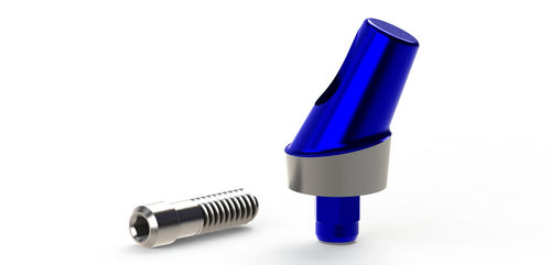 チタン製インプラントアバットメント - DENTEO - BIOTECH DENTAL - 外部 / 角度付き