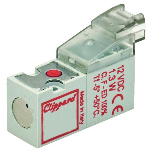 医療弁 - E315F-2D024 - Clippard - ソレノイド / 手動式 / ステンレス製