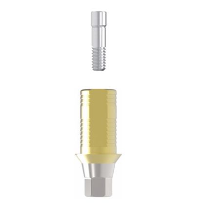 チタン製インプラントアバットメント - Sub-N. Hybrid L Ti-Base - Cowellmedi - 円錐形 / インターナル六角形 / ストレートタイプ