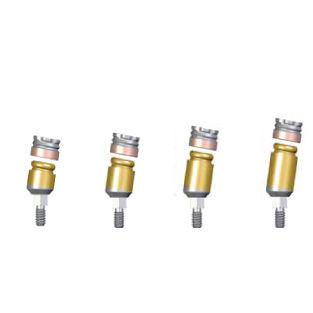 金属製インプラントアバットメント - WCA series - Dentin Implants Technologies LTD - 内側 / 角度付き / マルチユニット角付き