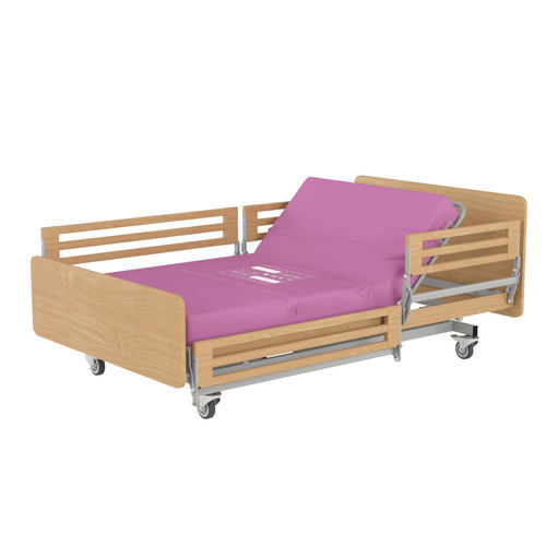 医療用ベッド - LEO WIDE S - Reha-Bed - 機械式 / 高さ調節可能 / キャスター付き