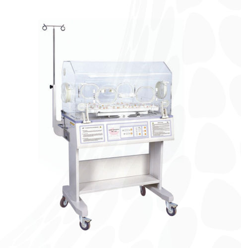 キャスター付き保育器 - INC-100 - Trimpeks Healthcare - 光線療法ランプ付き / 窓6個付き