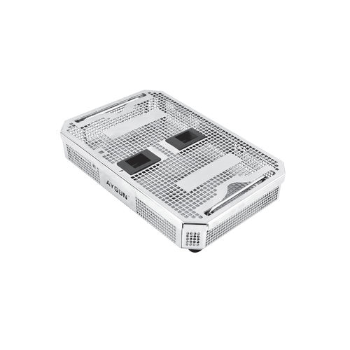 医療器具用滅菌バスケット - Dental Size Basket - Aygun Surgical Instruments - ステンレススチール製 / 有孔