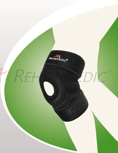 膝装具 - RMS5330 - RehabMedic - 膝部分が開いたタイプ / 膝パッド付き