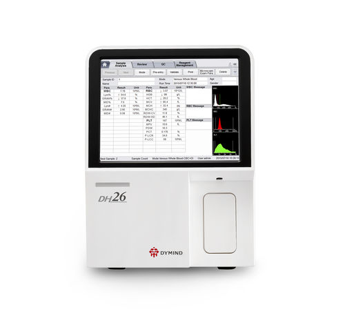 自動血液分析装置 - DH26 - Shenzhen Dymind Biotechnology Co., LTD - コンパクト / 21パラメーター / 3分類