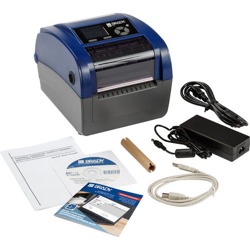 CDラベル貼付機 - BBP12-DATA Kit-UK - Brady EMEA - 電動式 / バーコードラベル / コンパクトなデザイン