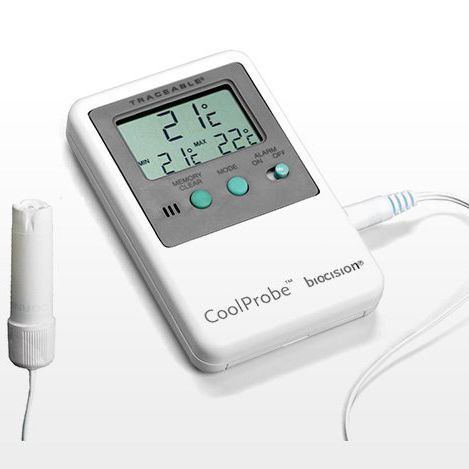実験用体温計 - CoolProbe™ CF - BioCision - デジタル / プローブ / アラーム音付き