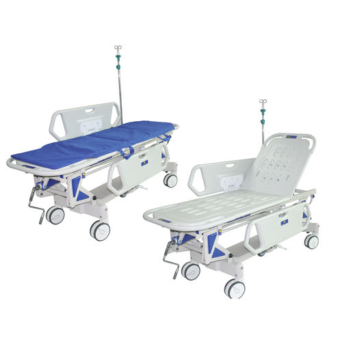 移動用ストレッチャー - BES-HB066 - Besco Medical - 救急用 / 手動式 / 高さ調節可能な