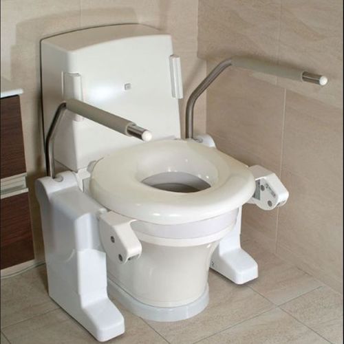 肘掛け付補高便座 - Aerolet - Total Hygiene - 肥満患者の方用 / 電動式