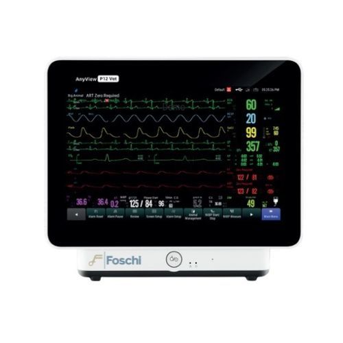 携帯型マルチパラメータモニター - P12 Vet - Foschi - モジュール式 / ECG / RESP