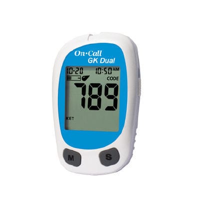 ヘマトクリット血糖測定器 - On Call® GK Dual - ACON DIABETES CARE - ケトン体 / 穿刺器具付き