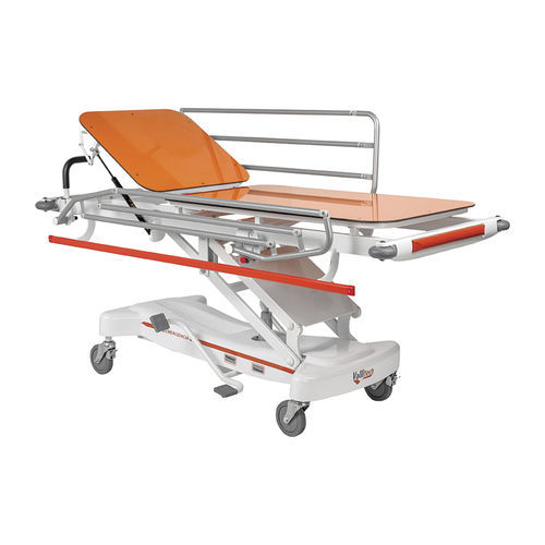 昇降式担架 - VLT-716 - Vallitech Móveis Hospitalares - 油圧式 / ステンレス製 / プラスチック製