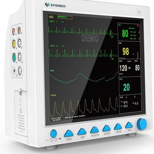 携帯型患者モニター - MN-120 - EPSIMED - コンパクト / ECG / RESP