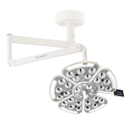 天井取付け無影灯 - WD-7660D-1 - Nanjing Keweisi Medical Lighting - LED