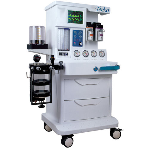 台車上麻酔ワークステーション - TK-7700G - TENKO MEDICAL SYSTEM CORP - 呼吸モニタ / 換気装置付き