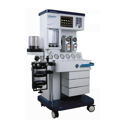 台車上麻酔ワークステーション - TK-7700F3 - TENKO MEDICAL SYSTEM CORP - 呼吸モニタ / 換気装置付き