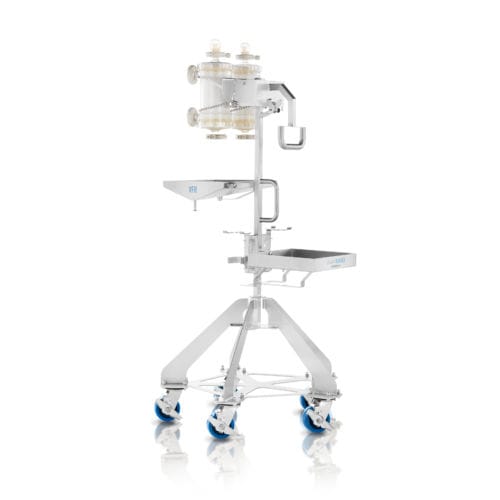 医療用台車 -  Planova™ VFR - Asahi Kasei Medical - ハンドリング用 / ステンレス製 / 棚付き