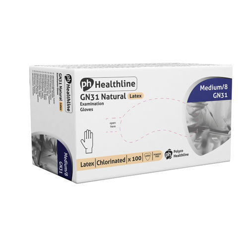 ラテックス製手袋 - GN31 - Polyco Healthline - 医療用 / M / S