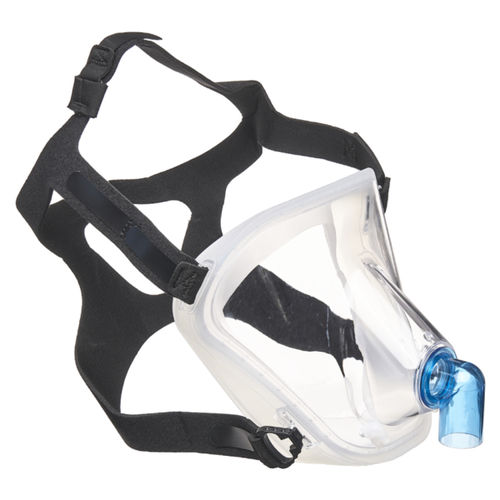 シリコン酸素マスク - BITRAC® MAXSHIELD™ - Pulmodyne - 透明 / 調整可能