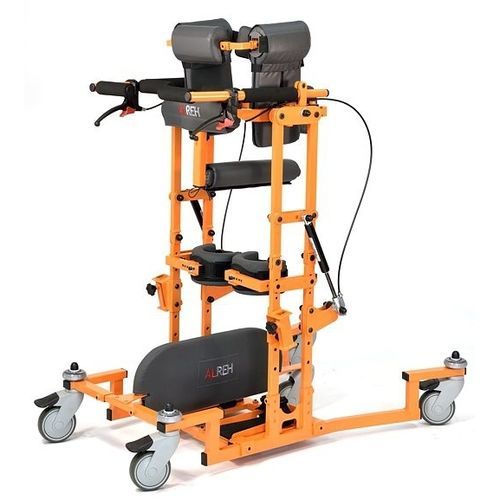 手動スタンダー - WALKER PLUS - ALREH Medical Sp.z o.o. - キャスター付き / 半起立位置 / ウォーキング用
