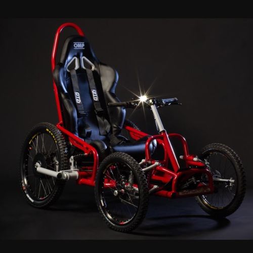 電動車椅子 - Watt's e3 - Mont Blanc Mobility - 全地形 / スポーツ用 / リクライニング式