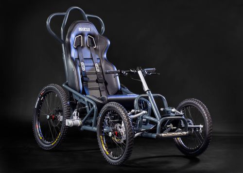 パッシブ車椅子 - Ibex e3 - Mont Blanc Mobility - 全地形 / スポーツ用 / リクライニング式