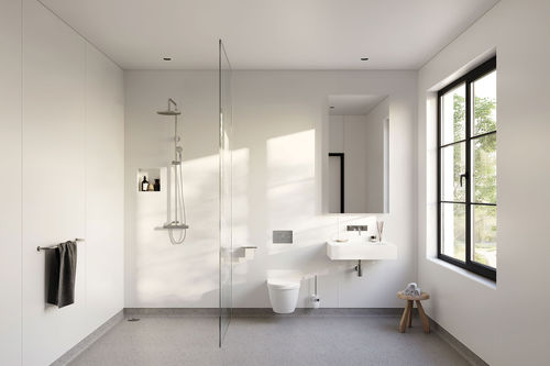 医療壁用基盤 - Whiterock™ Recessed Shelf - ALTRO LTD - 外装用パネル