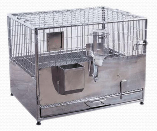 ウサギ用動物用ケージ - RBS-S-T-3, RBS-S-T-9 - Meditech Technologies India - モジュール式 / ステンレススチール製