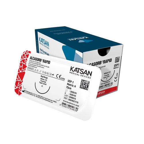 短期吸収性縫合糸 - ALCASORB&reg; RAPID - KATSAN Medical Devices - 眼科手術用 / 傷口手術用 / 小児科一般手術用