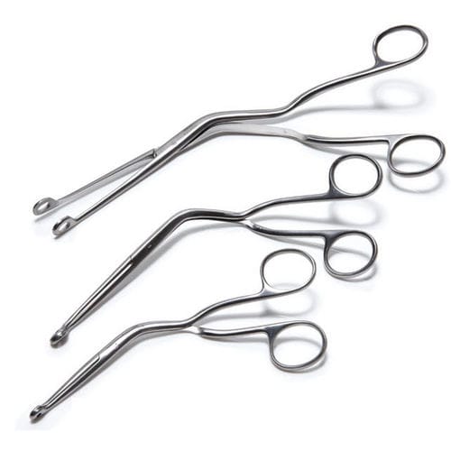 外科用鉗子 - M6300100D - Marshall Airway Products - Magill / 使い捨て / カーブ