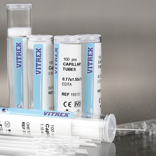 毛細管採取チューブ - 21 series - Vitrex Medical A/S - 診断 / DNA浄化 / 研究所用