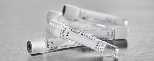 研究所用採取チューブ - Vacusence+ - Vitrex Medical A/S - 円筒形 / 血液 / 尿用