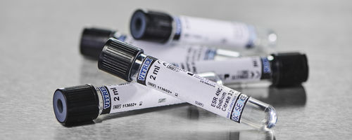 沈降分析用採取チューブ - Vacusence 11  - Vitrex Medical A/S - 円筒形 / 血液 / PET