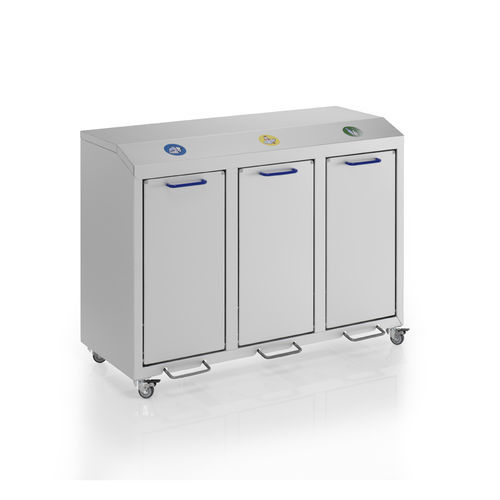 リサイクル用ゴミ箱 - G®-COLLECT X 2001  - Gmöhling Transportgeräte GmbH - プラスチック製 / ポリプロピレン製 / アルマイト処理されたアルミ製
