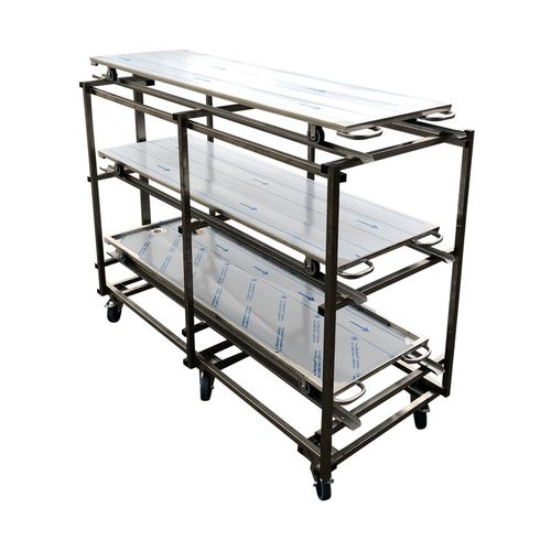3段シェルフユニット - CHARCIV3 - FRIMA CONCEPT - 遺体保存用 / ポータブル / ステンレススチール製