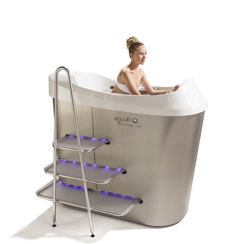 エアロバイク水流マッサージバスタブ - Aquafit Easy - AquaFit Technologie - シャワー付き / クロマライト付