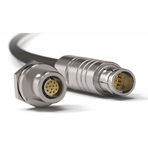 医療機器用コネクター - Core series  - Fischer Connectors - ステンレス製 / 防水・防塵性能 / 円形