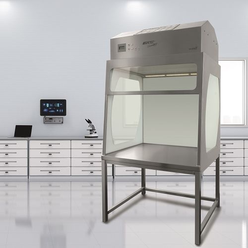 クリーンルーム用研究室ワークステーション - CleanBoy® Plus - Spetec - 床置き / HEPAフィルター付き / 層流