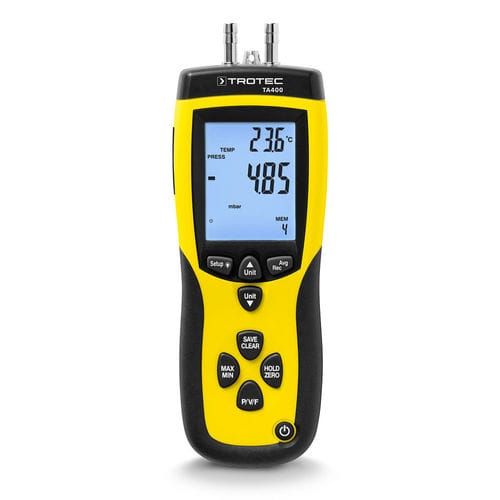 ピトー管風速計 - TA400 - Trotec GmbH - ダイナミックプレッシャー / 製薬産業用