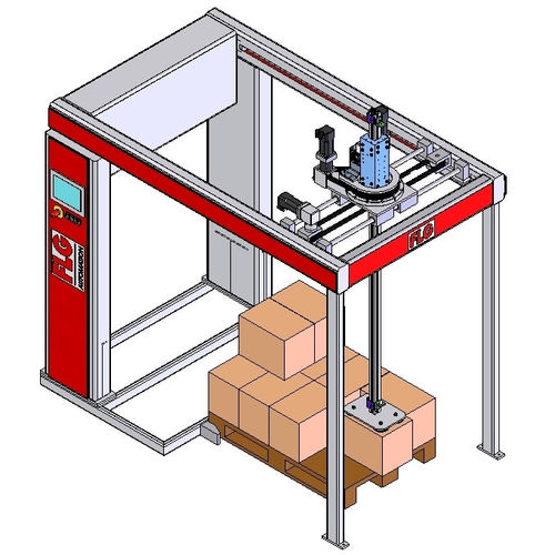 リニアパレット梱包システム - PACK-Line  - FLG Automation AG - コンパクト / 自動 / 箱用
