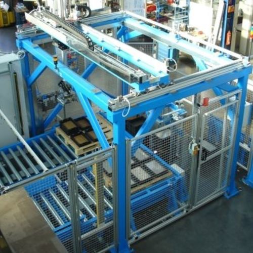 ハンドリング用パレット梱包システム - PORTAL-Line  - FLG Automation AG - リニア / 回転式 / ロボット式
