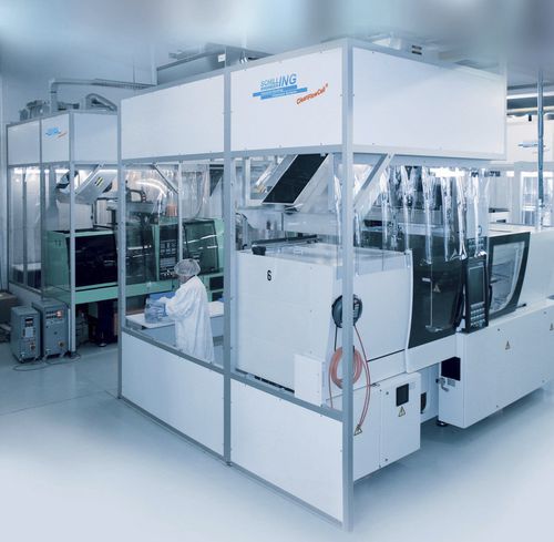 一体型クリーンルーム - CleanFlowCell® 3000.4.252 - SCHILLING ENGINEERING - ISO クラス 7 / 層流 / 柔壁