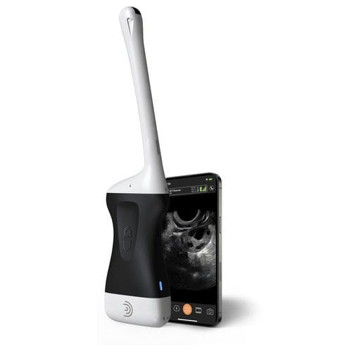 手持ち式超音波装置 - EC7 HD3 - Clarius Mobile Health - 経膣超音波画像診断用 / カラードップラー / 白黒