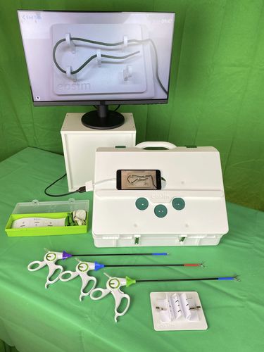 医療訓練用シミュレーター - eoSim SurgTrac Core - eoSurgical - 腹腔鏡検査用 / 手術用 / ワークステーション