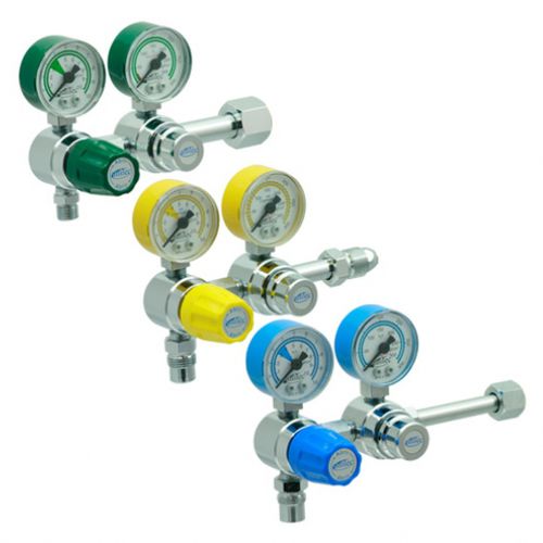 医療ガス圧力調整器 - VE010, VE020, VE030 - Unitec Hospitalar - ダブル ステージ / 調節可能流量