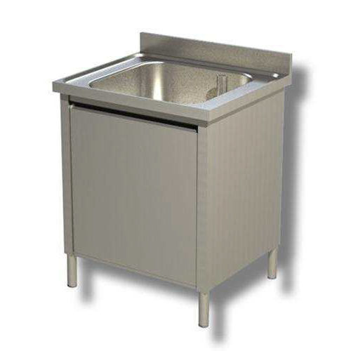 研究所用流し - COM – WM 50  - comfit s.r.l - 1 槽 / ステンレススチール製 / 高さ固定タイプ