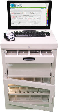 医療シミュレーション用自動分配システム - SimCabRx%u2122 - KbPort - 薬 / コンピューター付き