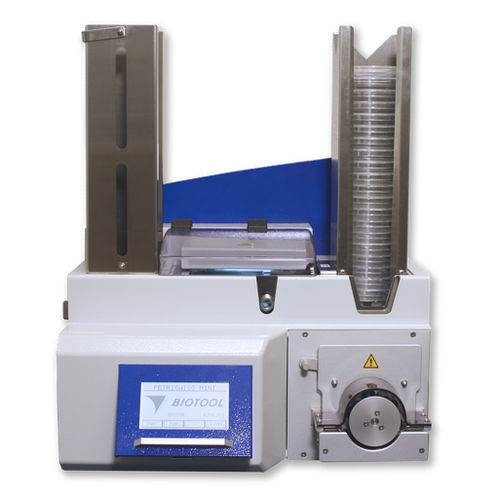 ペトリ皿用実験用培地ディスペンサー - PetriSwiss PS20 - Biotool Swiss AG - 自動 / 卓上