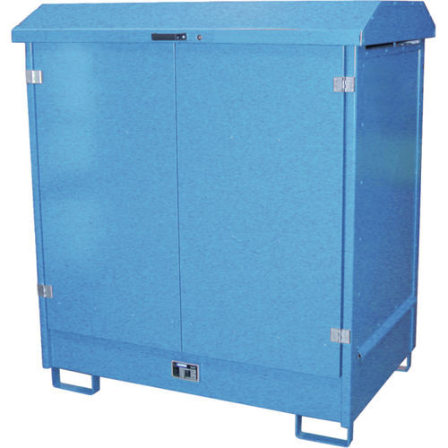 引火性液体用キャビネット - 1.48.212 - Düperthal Sicherheitstechnik GmbH & Co. KG - 扉付き / 青色 / 扉2枚
